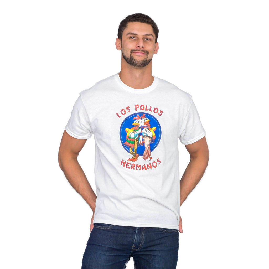 Los Pollos Hermanos Logo Adult T-Shirt - S / White