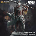 Lothar the Black, Knight of the Dusk (Male Human Dark Paladin) - 32mm Scale