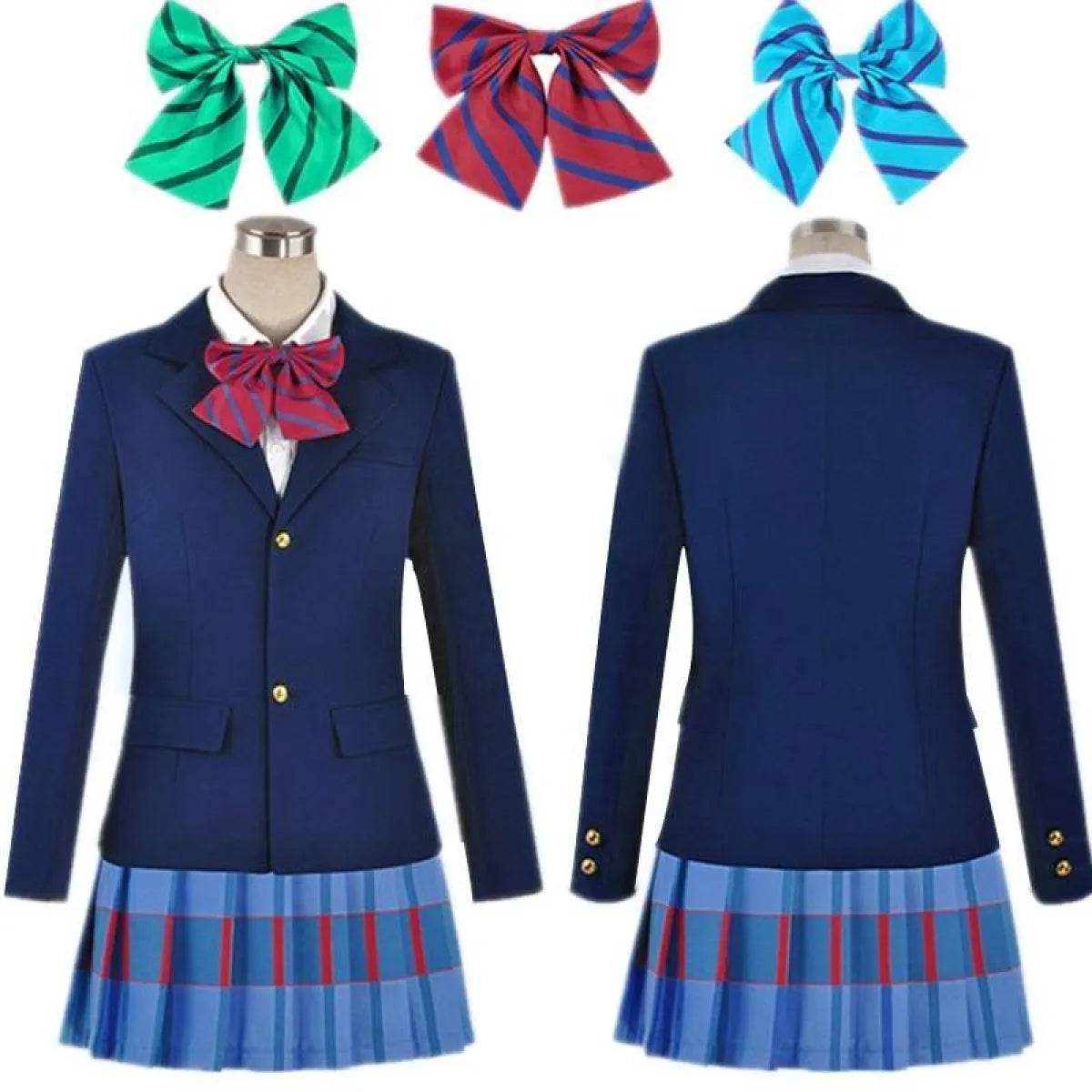 Love Live Cosplay School Uniform - Red / M / Love Live