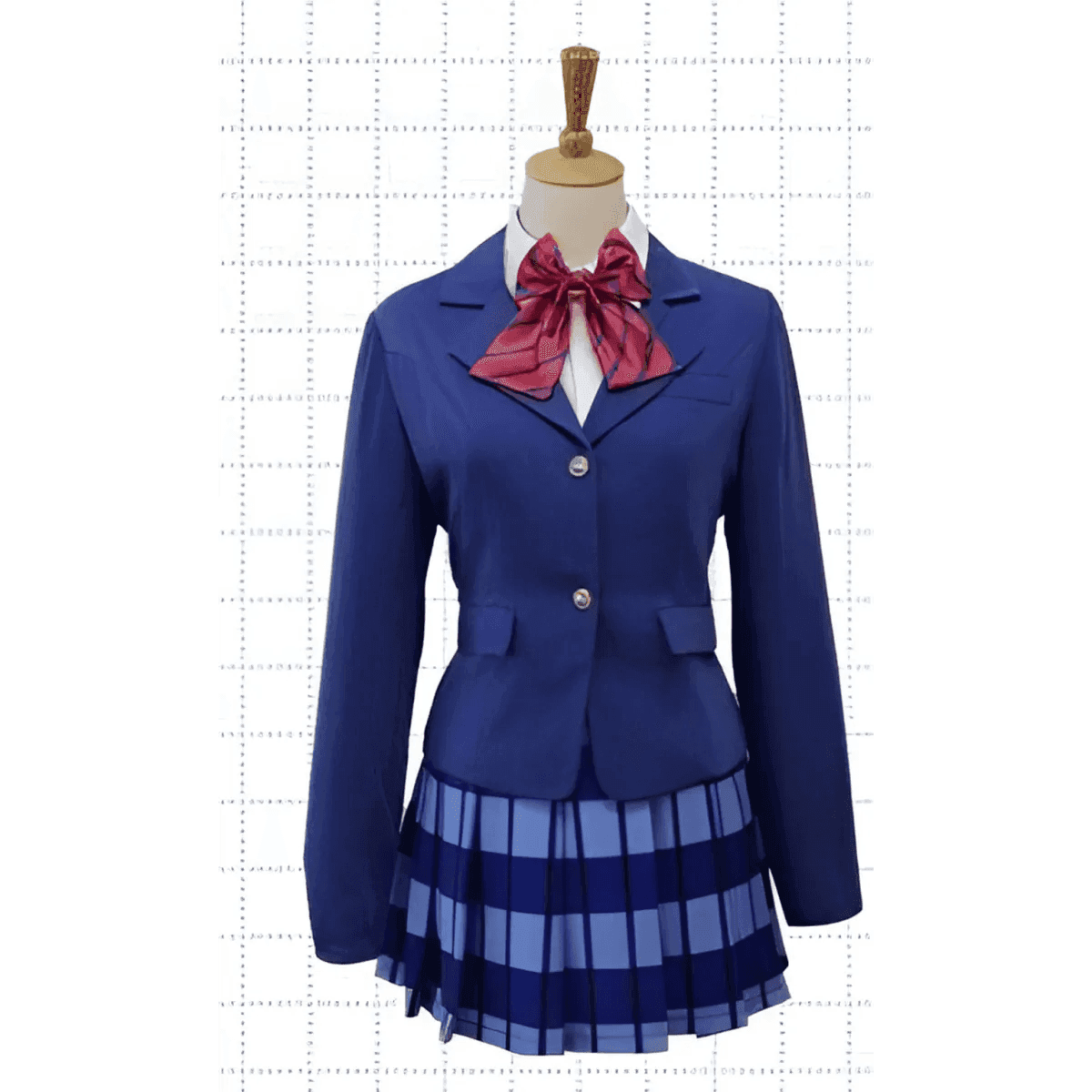Love Live Cosplay School Uniform - Red / M / Love Live