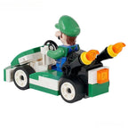 Luigi Kart Brothers Super Mario Lego Minifigures Custom Toys