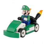 Luigi Kart Brothers Super Mario Lego Minifigures Custom Toys