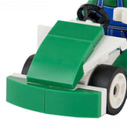 Luigi Kart Brothers Super Mario Lego Minifigures Custom Toys