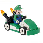 Luigi Kart Brothers Super Mario Lego Minifigures Custom Toys