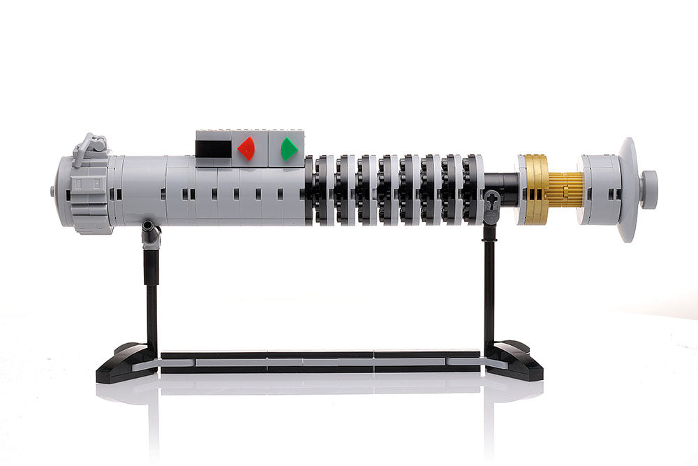 Luke Skywalker Return of the Jedi Lightsaber w/ Stand - Custom MOC made with LEGO bricks