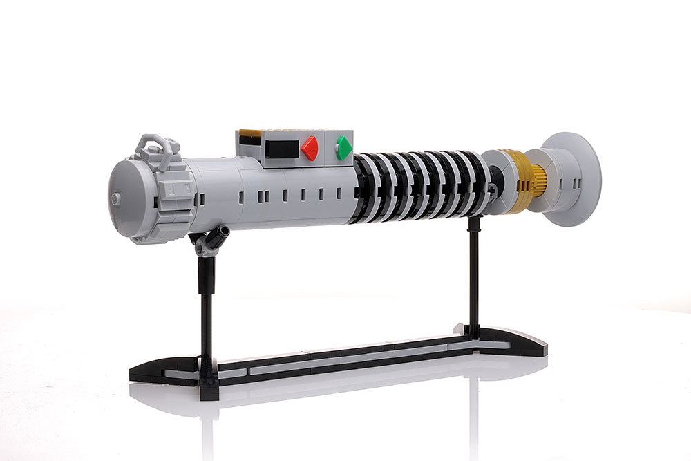 Luke Skywalker Return of the Jedi Lightsaber w/ Stand - Custom MOC made with LEGO bricks