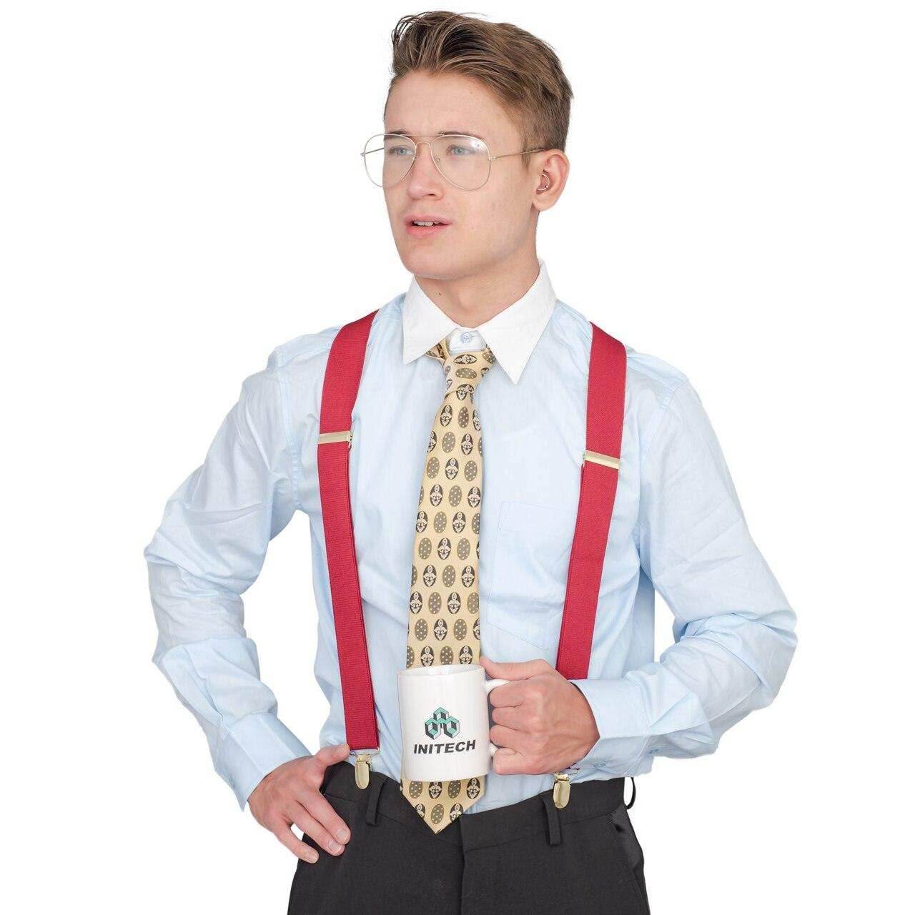 Lumbergh Mmmk Office Boss Shirt Combo Set - S