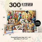 Audubon - Creative Birding 300 Piece EZ Grip Jigsaw Puzzle