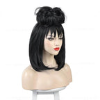 Lydia Deetz Red Wedding Dress Costume – Beetlejuice Outfit Set - Dress Set / S