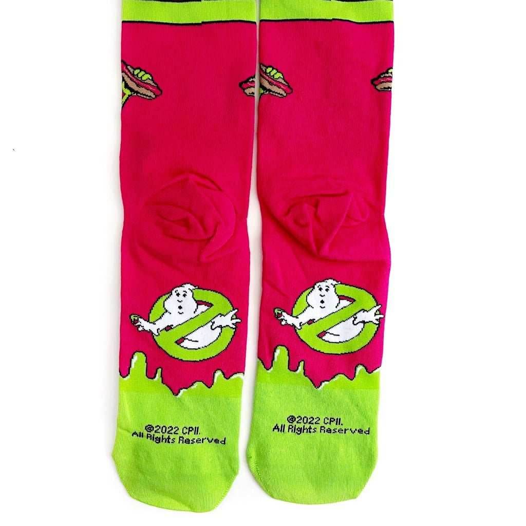 Men's Odd Sox Ghostbusters Slimer Crew Socks - 