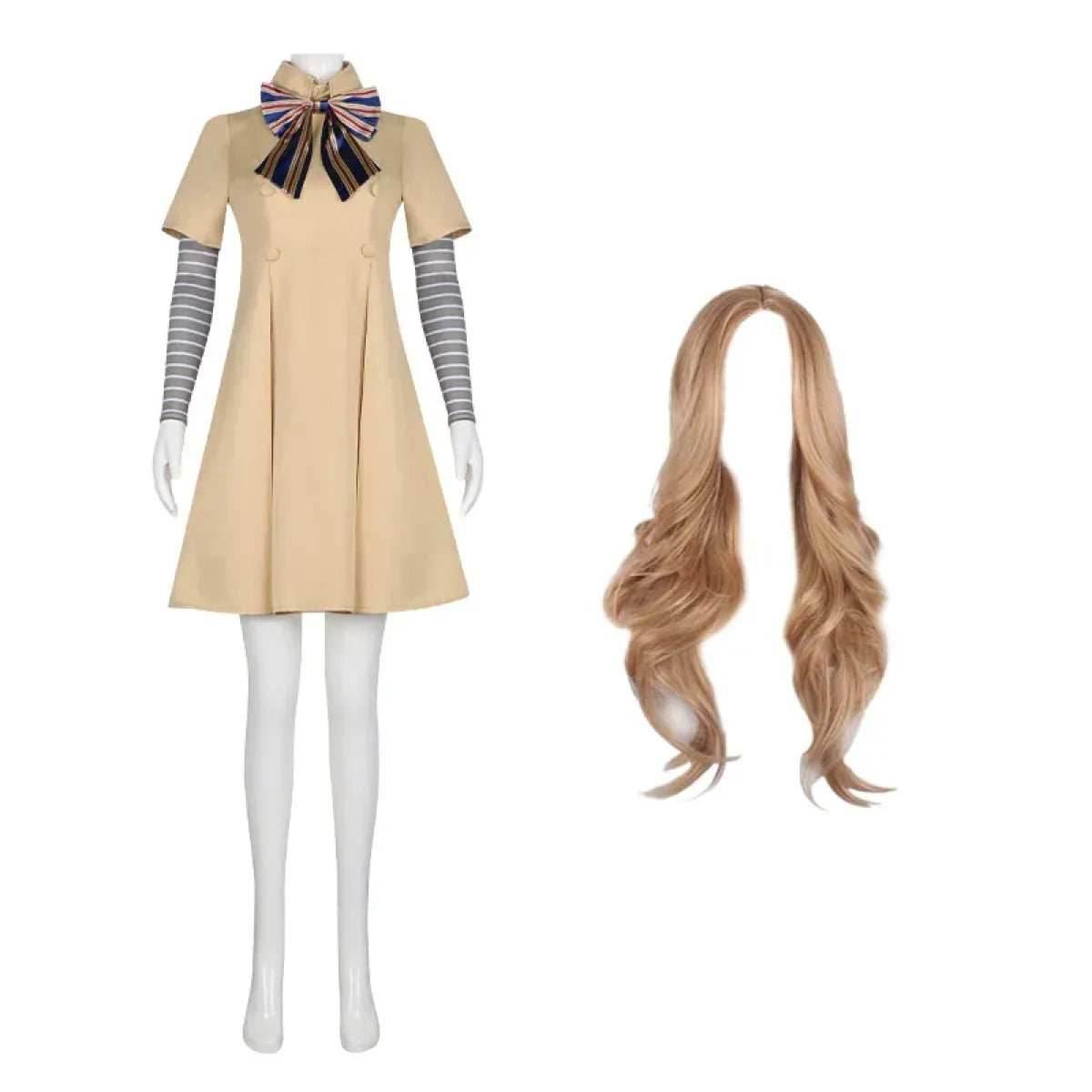 M3GAN AI Doll Cosplay - Costume & Wig / S