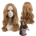 M3GAN 2.0 Cosplay Dress – Brown Uniform Set for Women & Girls - Wig Only / M