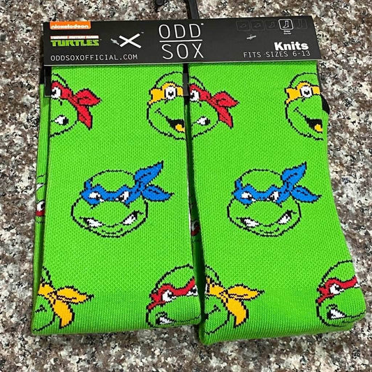 Men's Odd Sox Teenage Mutant Ninja Turtles Crew Socks - 