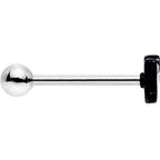 Officially Licensed Hello Kitty Cat Purple Bow Barbell Tongue Ring