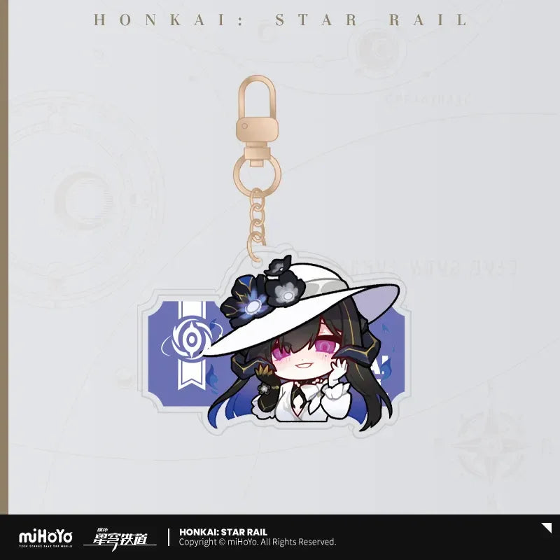Pom-Pom Exhibition Series Acrylic Keychain Honkai: Star Rail