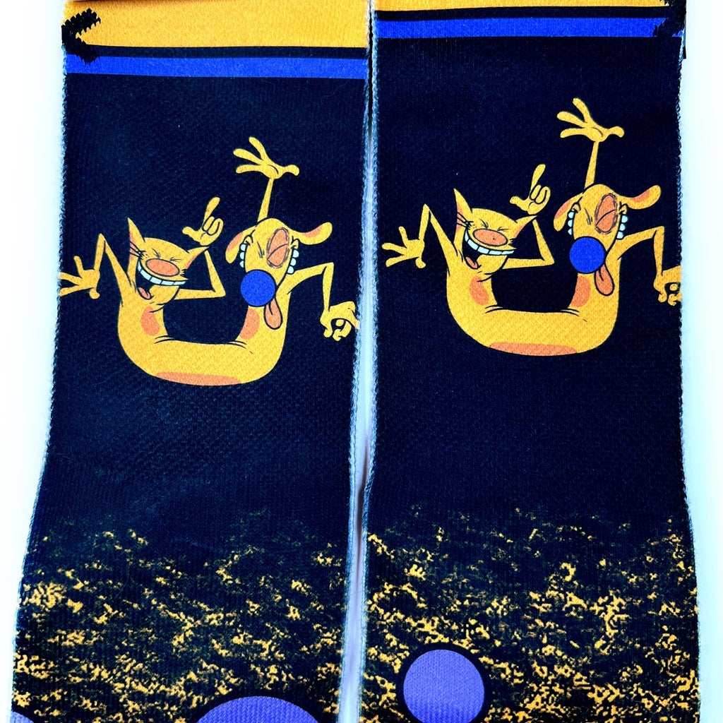 Odd Sox CatDog Crew Socks - 