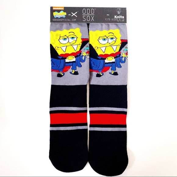 Men's Odd Sox SpongeBob Vampire Crew Socks - 