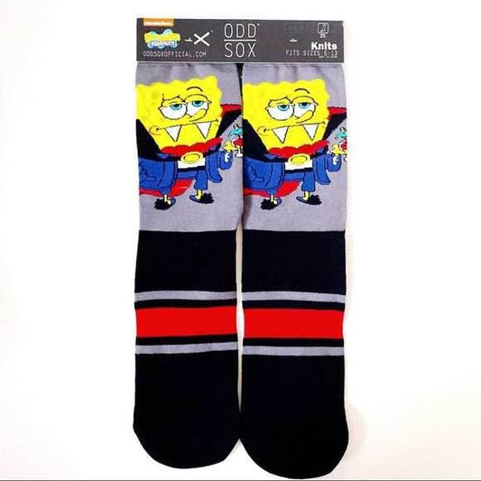 Men's Odd Sox SpongeBob Vampire Crew Socks - 