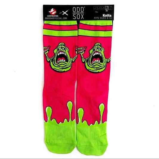 Men's Odd Sox Ghostbusters Slimer Crew Socks - 