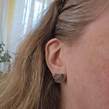 Lacee Mackintosh Rose Post Earrings - 