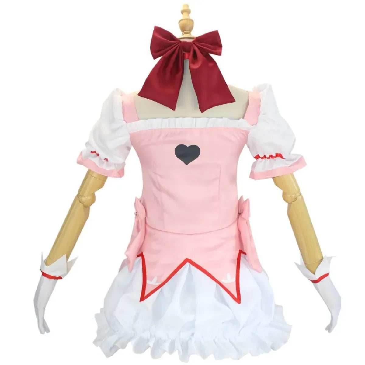 Madoka Kaname Cosplay Costume – Puella Magi Dress with Wig - S / Wig Only(one size)