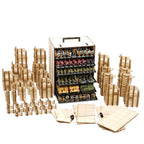 MagCase 2.0 MDF Magnetic Carrying Case / Display Case For Miniatures - 6 MagCase 2.0 Trays / 210 Magnets + Competitive Terrain Set 2.0