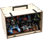 MagCase MINI 2.0 MDF Magnetic Carrying Case / Display Case For Miniatures - 2 MagCase 2.0 Trays / 70 Magnets