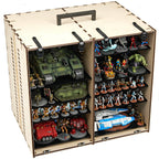 MagCase XL 2.0 MDF Magnetic Carrying Case / Display Case For Miniatures - 6 MagCase 2.0 Trays / 210 Magnets