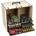 MagCase XL 2.0 MDF Magnetic Carrying Case / Display Case For Miniatures - 6 MagCase 2.0 Trays / 210 Magnets