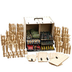 MagCase XL 2.0 MDF Magnetic Carrying Case / Display Case For Miniatures - 6 MagCase 2.0 Trays / 210 Magnets + Competitive Terrain Set 2.0