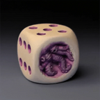 Magic D6 dice ornaments desktop RPG dice creative ornaments