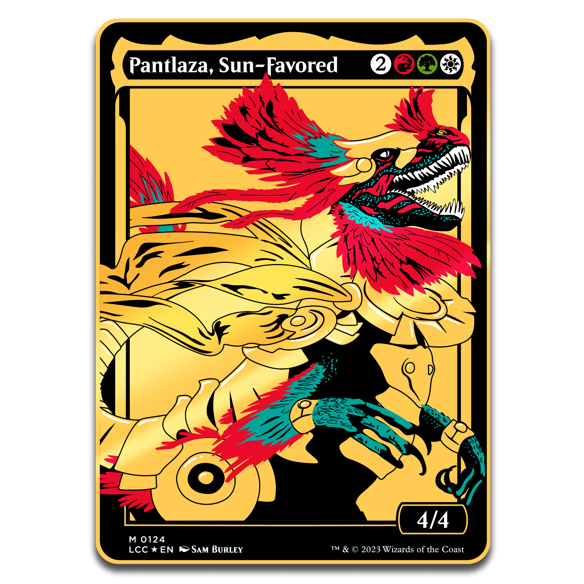 Magic: The Gathering - Pantlaza Sun-Favored Commander Token - 