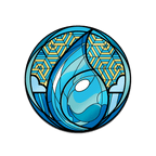 Magic: the Gathering - Stained Glass Island Pin - 