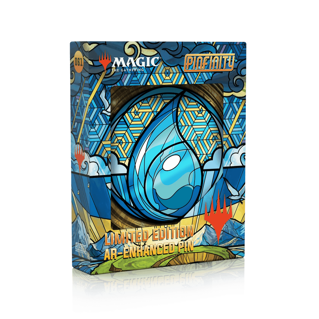 Magic: the Gathering - Stained Glass Island Pin - 