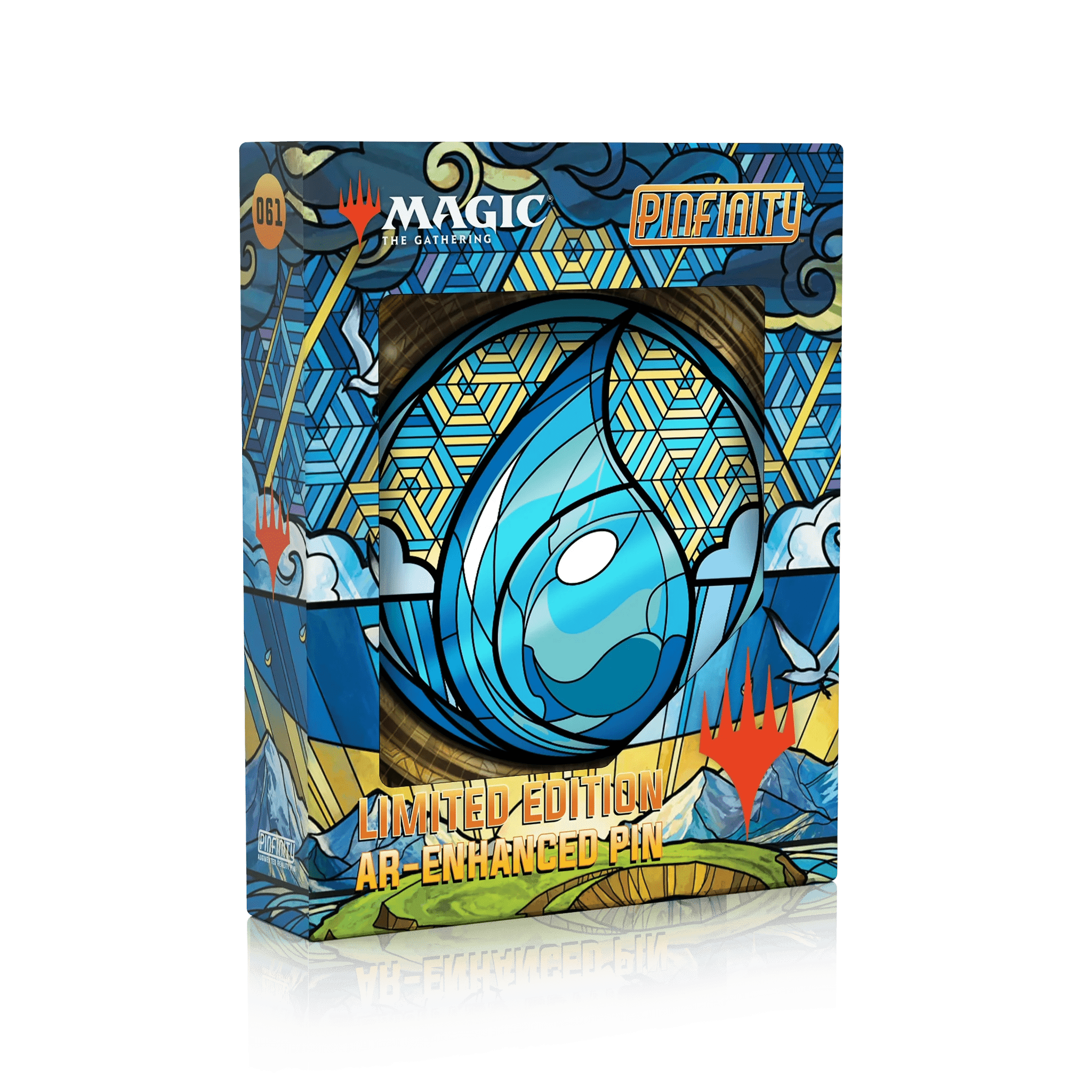 Magic: the Gathering - Stained Glass Island Pin - 