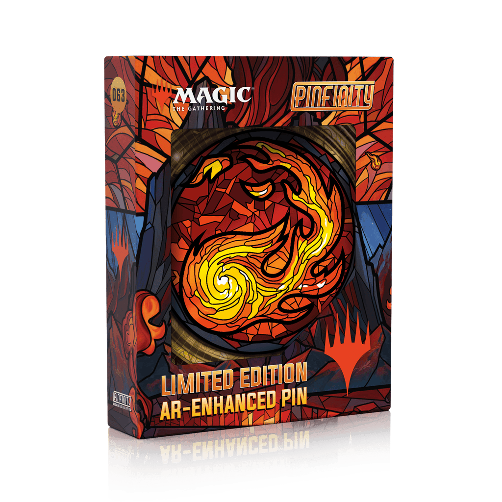 Magic: the Gathering - Stained Glass Mountain Pin - 