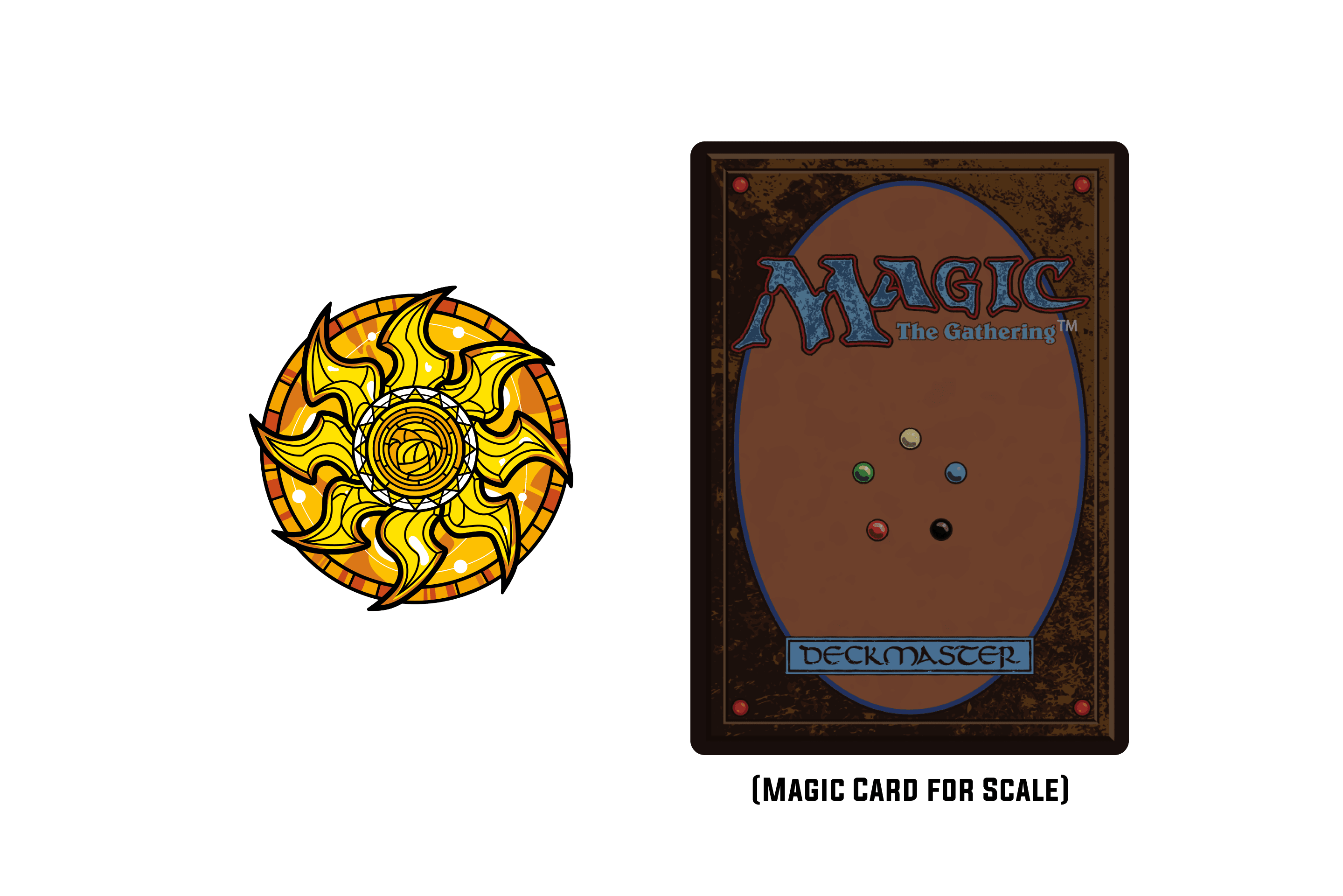 Magic: the Gathering - Stained Glass Plains Pin - 