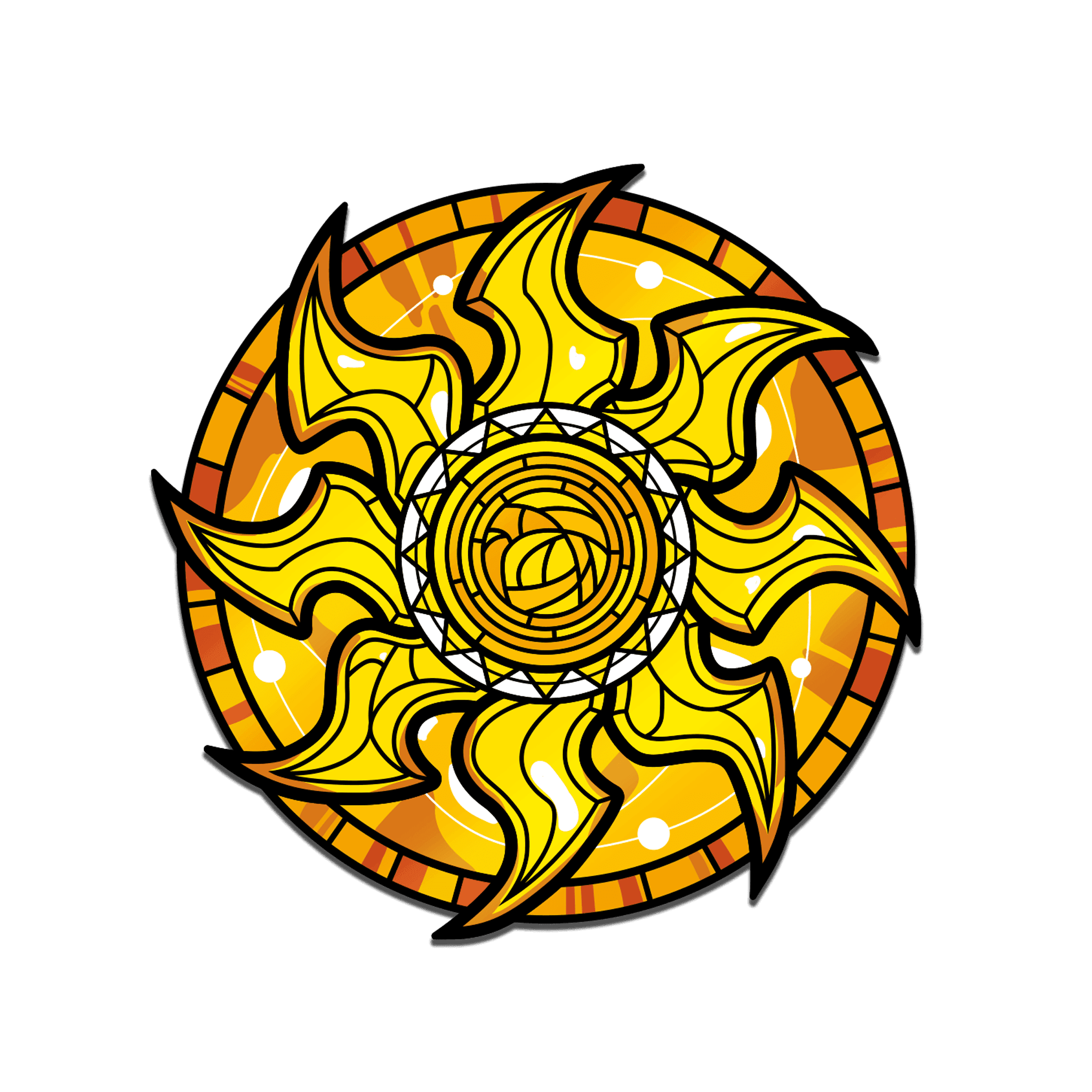 Magic: the Gathering - Stained Glass Plains Pin - 