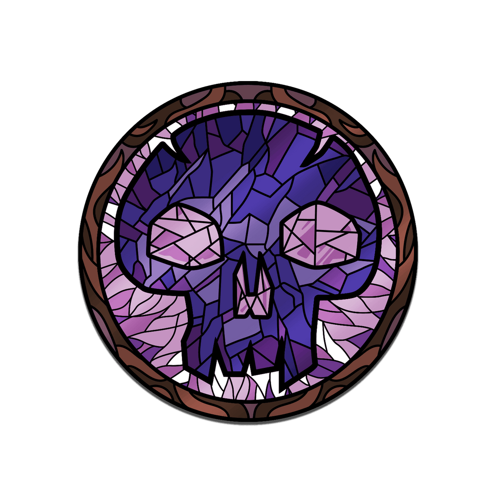Magic: the Gathering - Stained Glass Swamp Pin - 