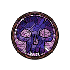 Magic: the Gathering - Stained Glass Swamp Pin - 