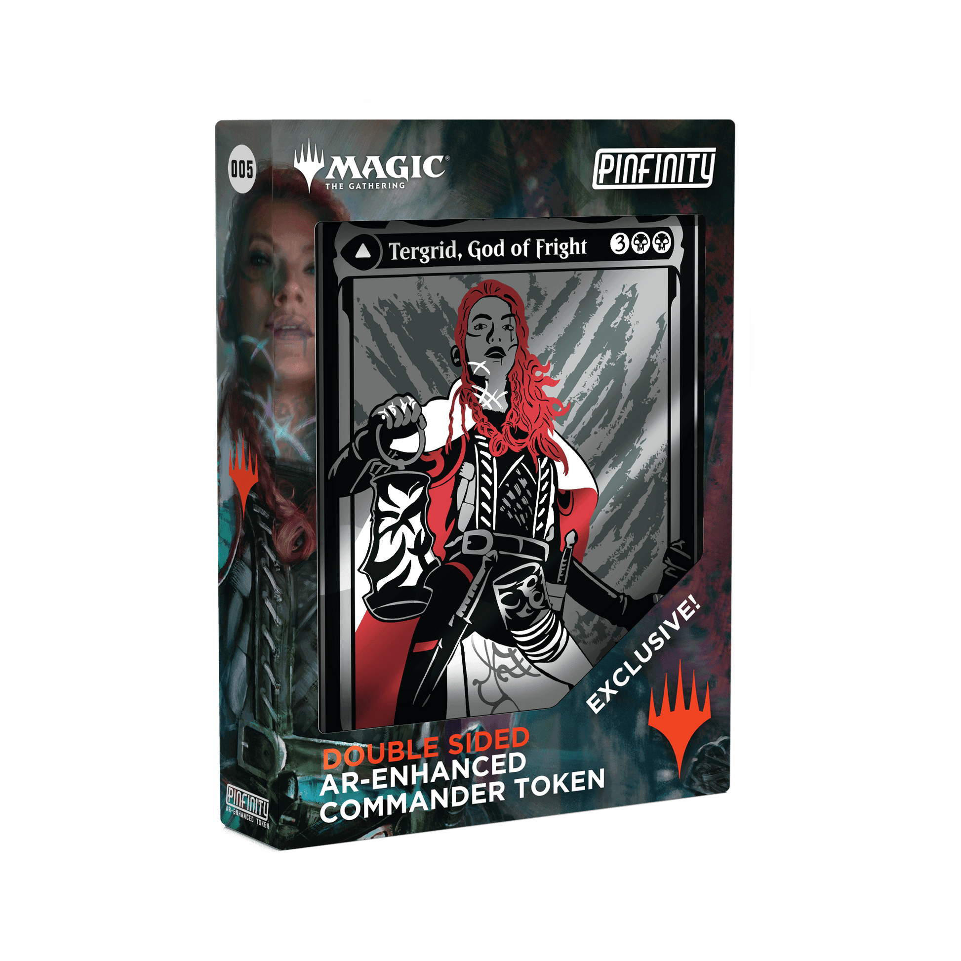 Magic: The Gathering - Tegrid God of Fright Commander Token (Double Sided) - 