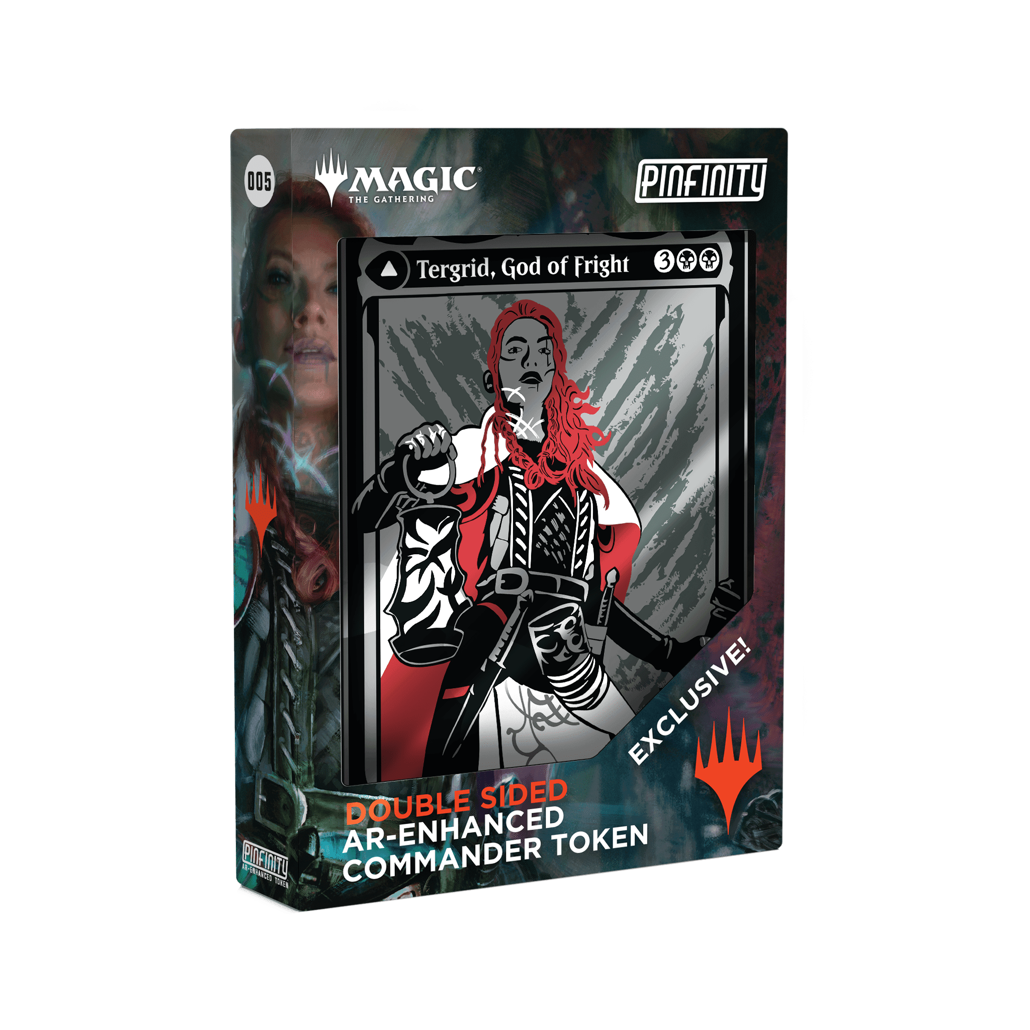 Magic: The Gathering - Tegrid God of Fright Commander Token (Double Sided) - 