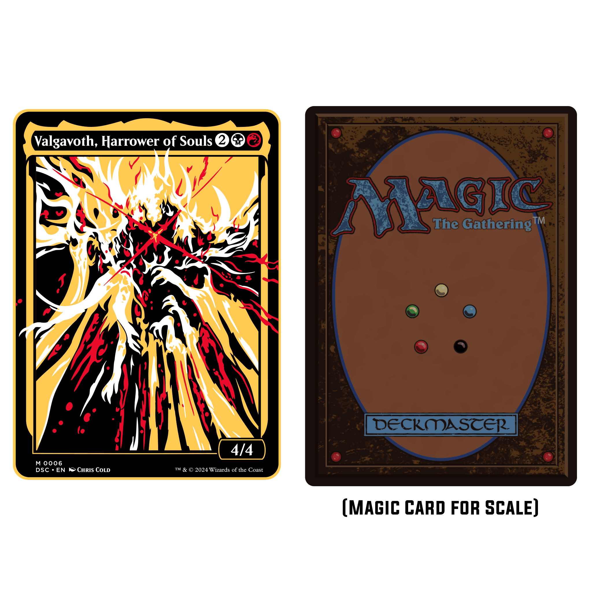 Magic: The Gathering - Valgavoth Harrower of Souls Commander Token - 