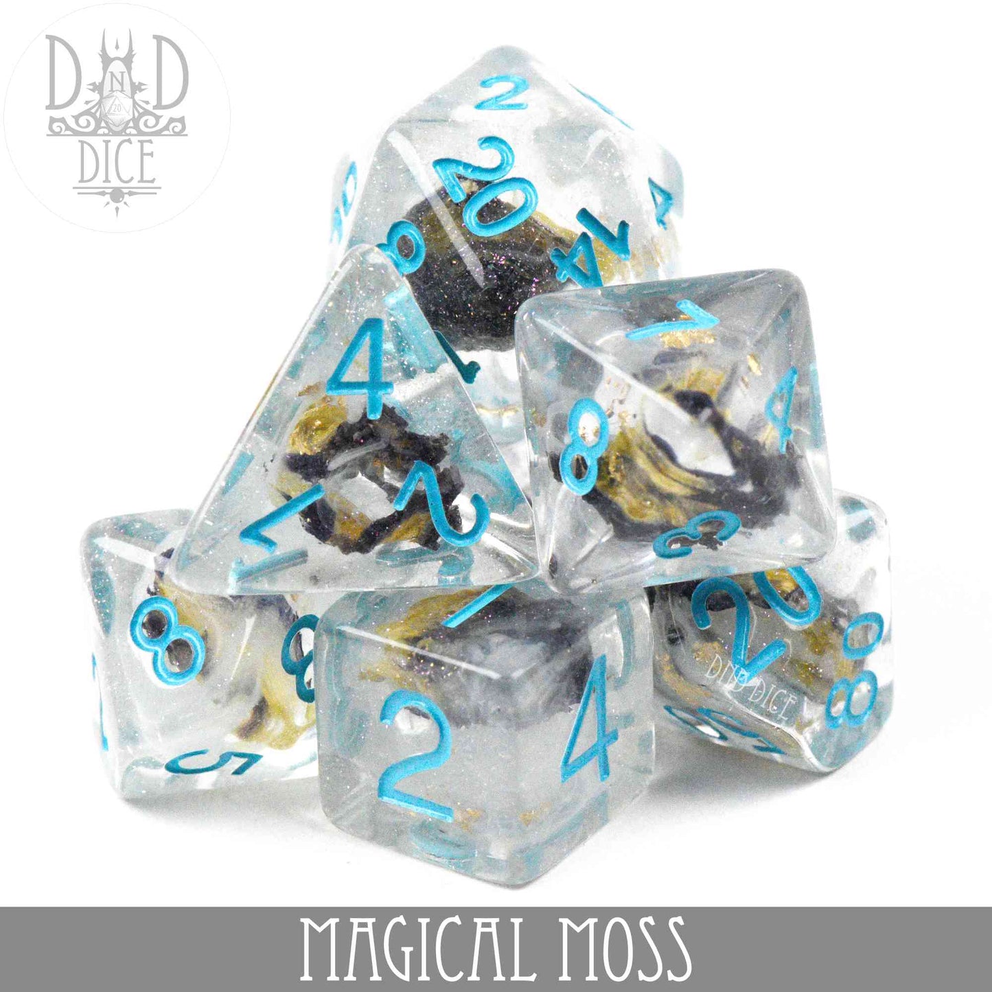 Magical Moss Dice Set