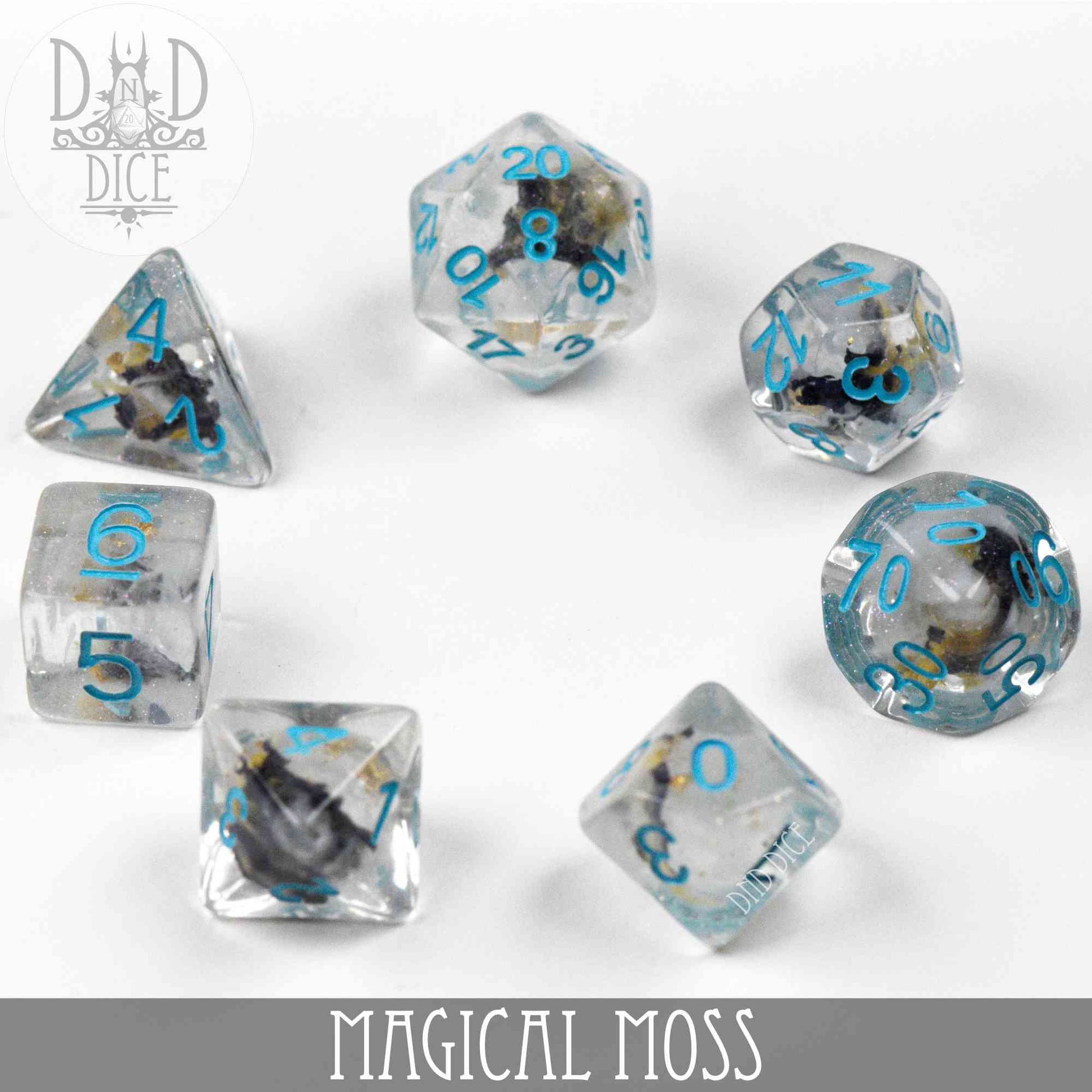 Magical Moss Dice Set