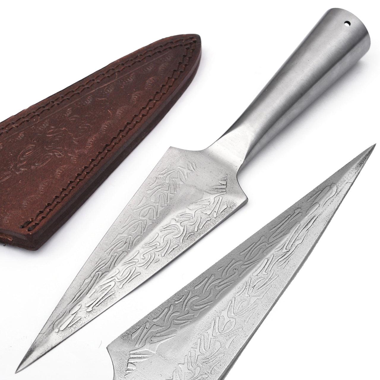 Mail Piercer Norse Viking Spear Head Sharpened to the Pointed Edge