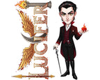 Lucifer Sticker and Magnet - the Light-Bringer Biblikins™ – The Fallen Angel | Waterproof & UV-Proof - Sticker / Mini
