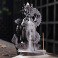 Head Of Buddha Backflow Incense Burner With Dragon - 