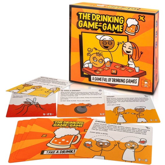 The Drinking Game Game - A Collection of Fun Adult Mini Games for Parties - 
