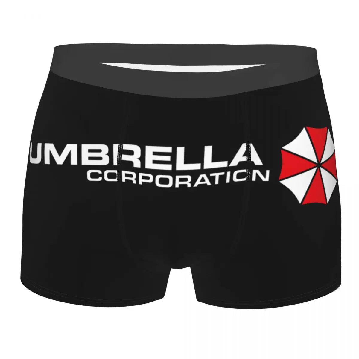 Male Novelty Raccoon City Home Of Umbrella Corporation Corp Underwear Video Game Boxer Briefs Stretch Shorts Panties Underpants